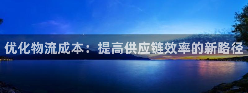 多多28如何看012路计划：优化物流